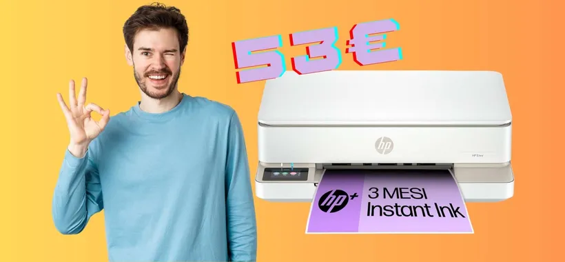 HP Envy 6120e: stampante multifunzione dal costo ridicolo (sconto del 41%)