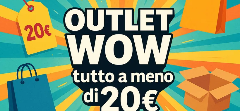 Outlet Amazon delle PROMO SHOCK: tante occasioni imperdibili a meno di 20€