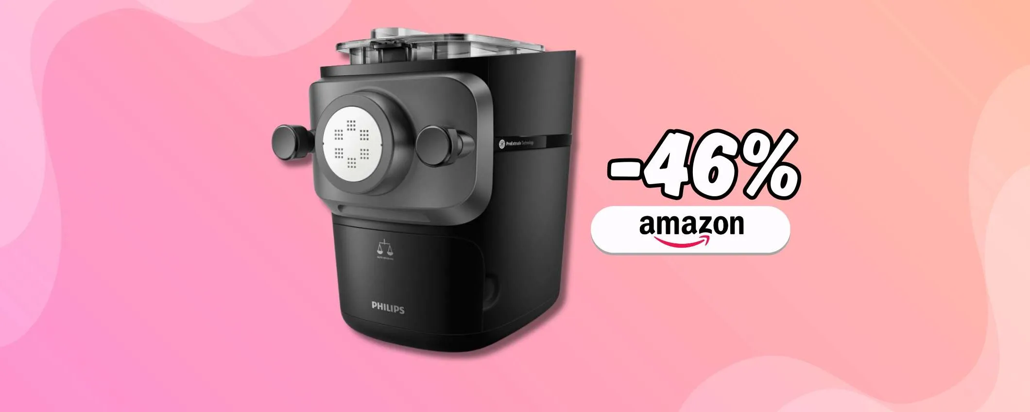 La pasta è fatta in casa con Philips Serie 7000, prezzo tranciato
