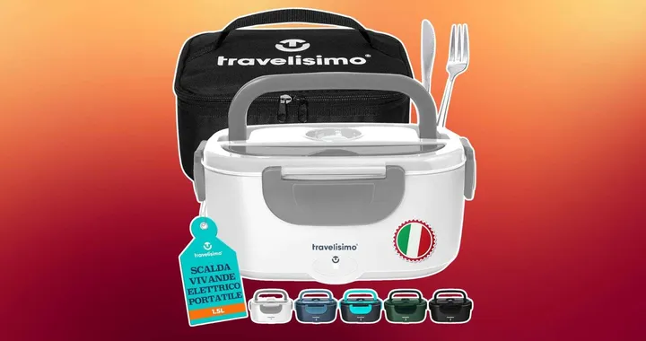 Scaldavivande 3-in-1 in offerta: il lunch-box per lavoro e università