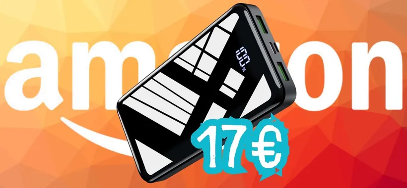 Power Bank da 27000mAh con ricarica veloce per quando sei fuori casa (solo 17€)