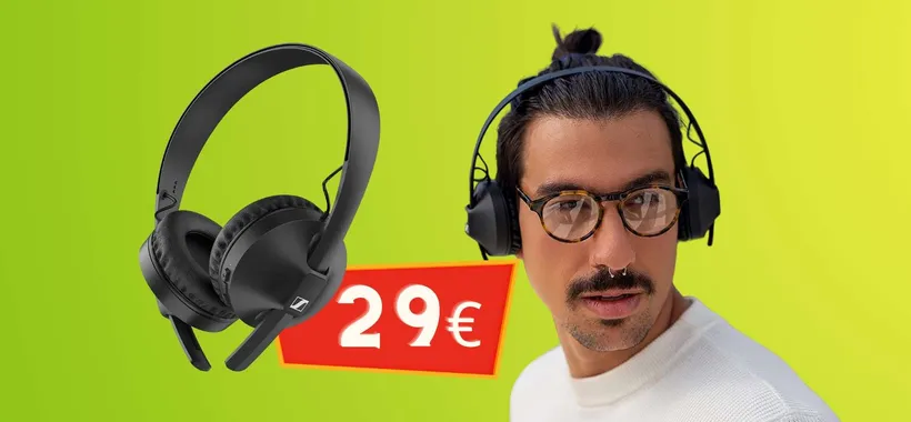 Cuffie wireless Sennheiser a MENO di 30€: viva il Black Friday