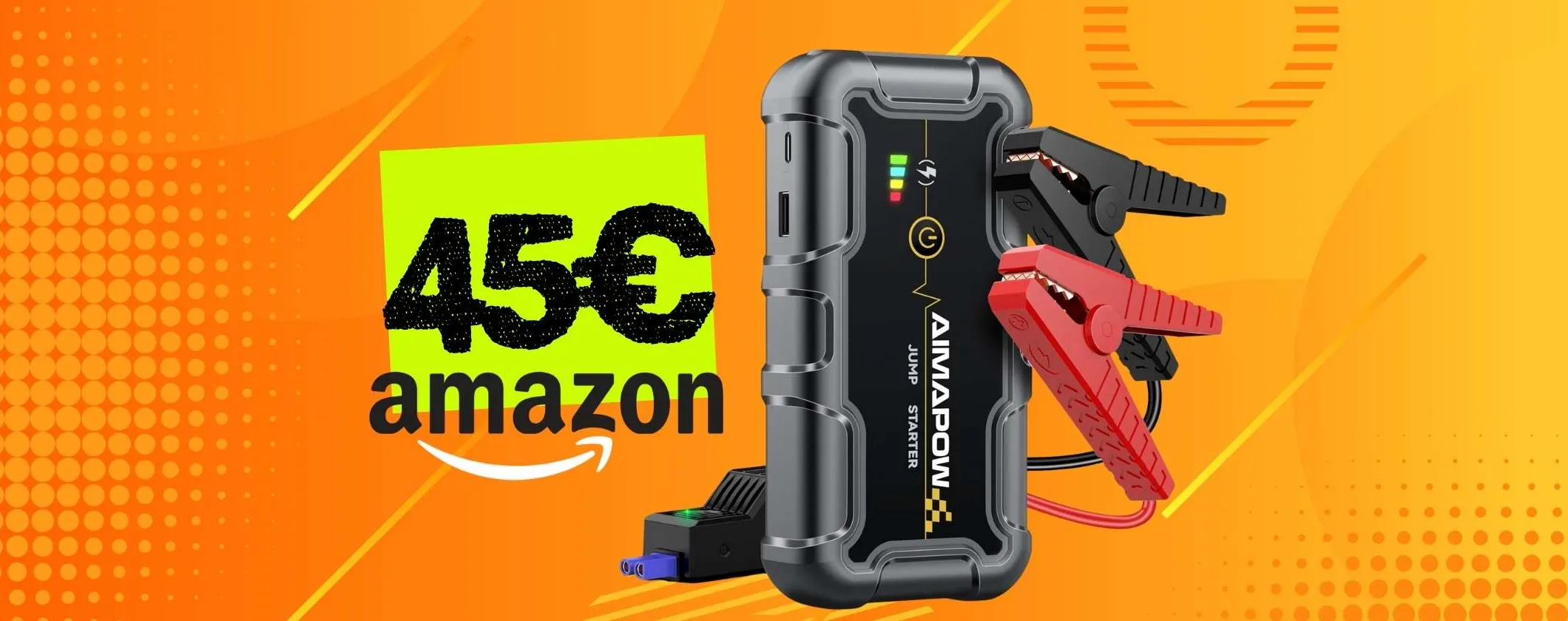 Viaggia sereno con questo avviatore per batteria dell'auto che costa poco