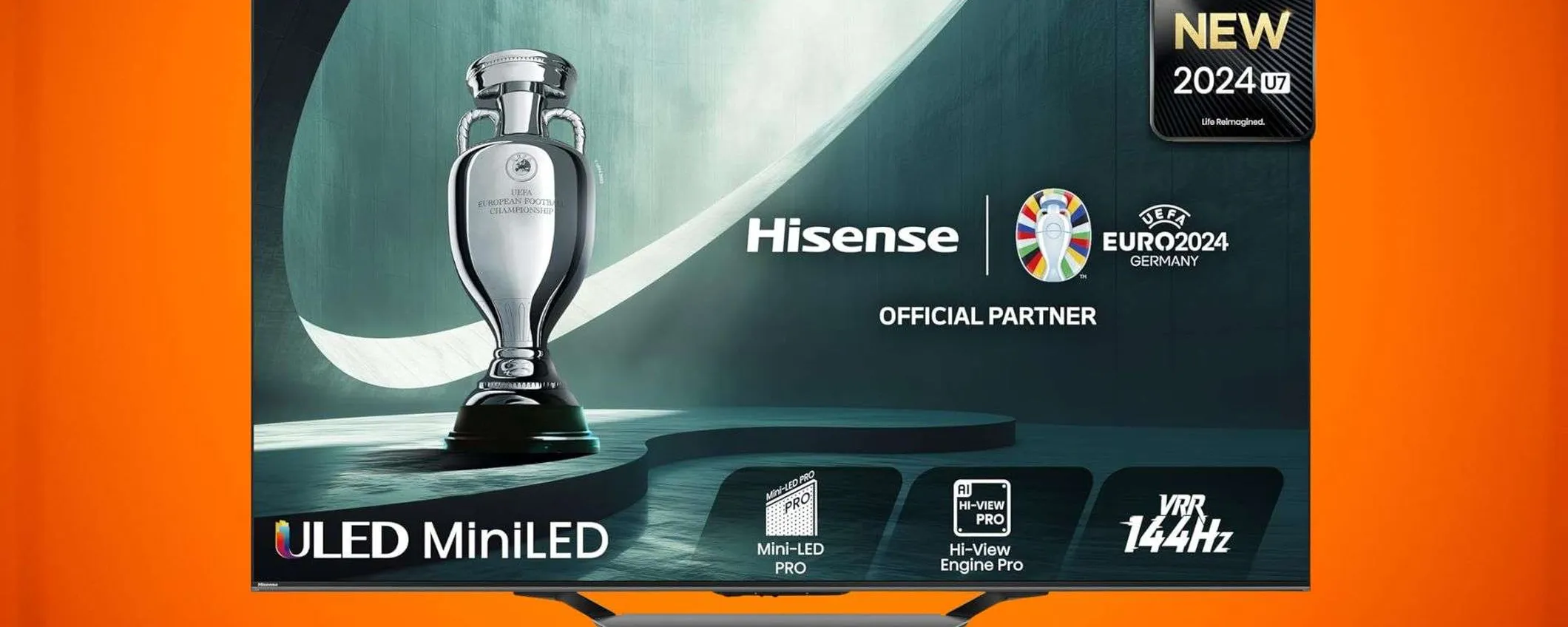 Offerta Hisense 55U72NQ: TV Mini-LED 4K a soli 599,99 euro (invece di 949,99)