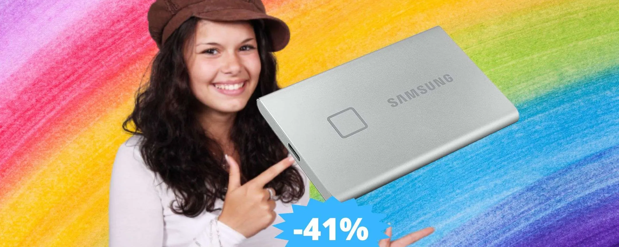 SSD Samsung T7 Touch: un'OCCASIONE da prendere al volo