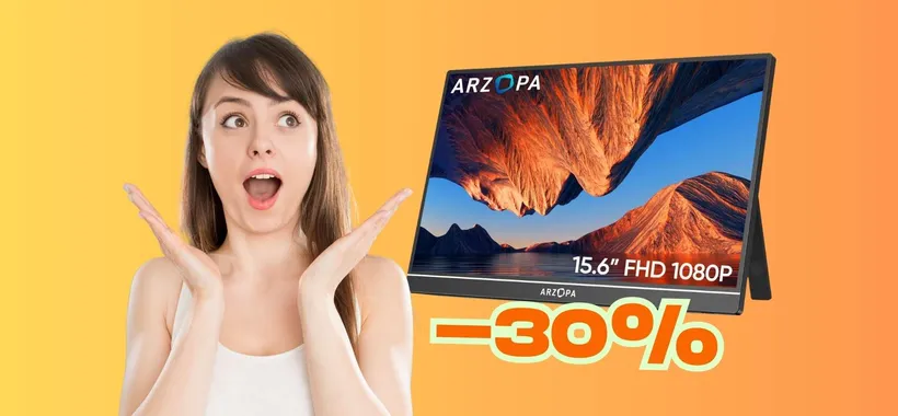 Aumenta la produttività e l'efficienza con il monitor portatile ARZOPA (-30%)