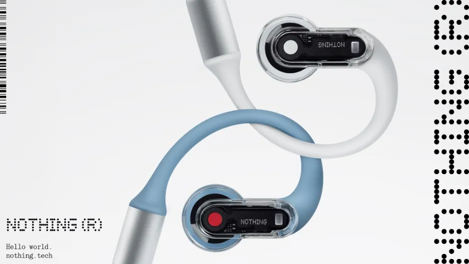 Nothing lancia Ear (open) Blue: i nuovi auricolari open-ear puntano su comfort, AI e design rétro
