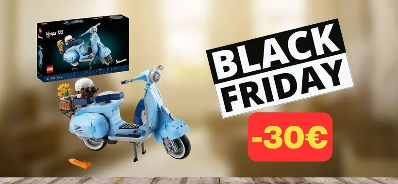 Set LEGO Vespa 125 in OTTIMO SCONTO per il Black Friday: risparmi 30€