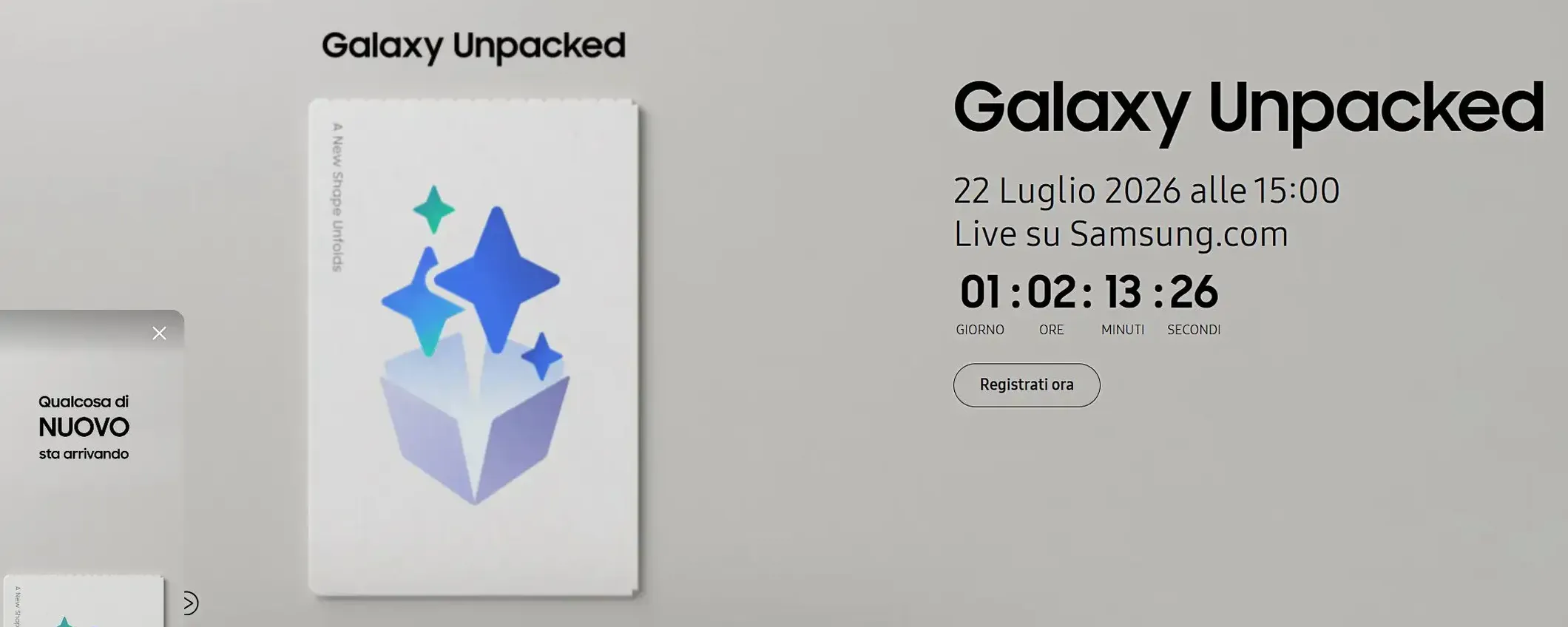 Galaxy Unpacked 2026: come seguire la diretta e tutte le novità attese da Samsung