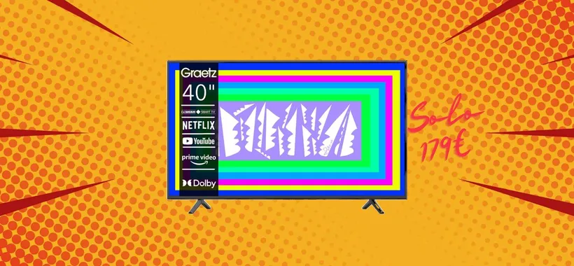 Smart TV 40" con Netflix e Prime Video a soli 179€ su eBay