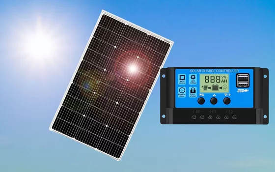 Kit fotovoltaico con pannello 100W: prezzo Amazon SBRICIOLATO (90€)