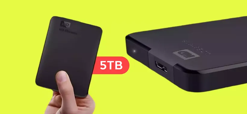 Hard disk esterno 5TB a poco più di 100€: un'OCCASIONE da non perdere