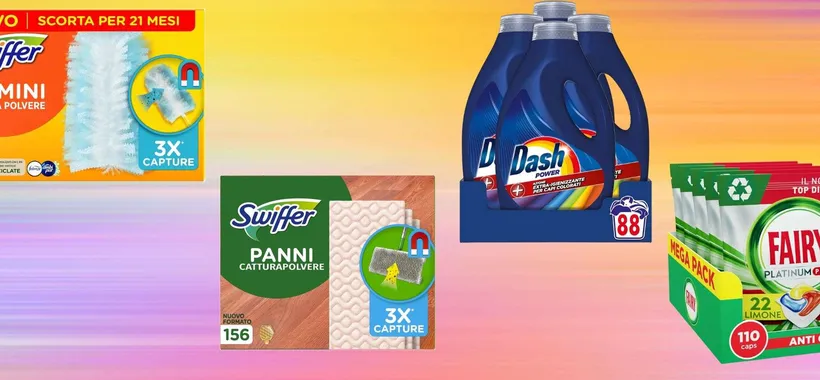 Prodotti per la casa in offerta: su Amazon scatta il FUORITUTTO