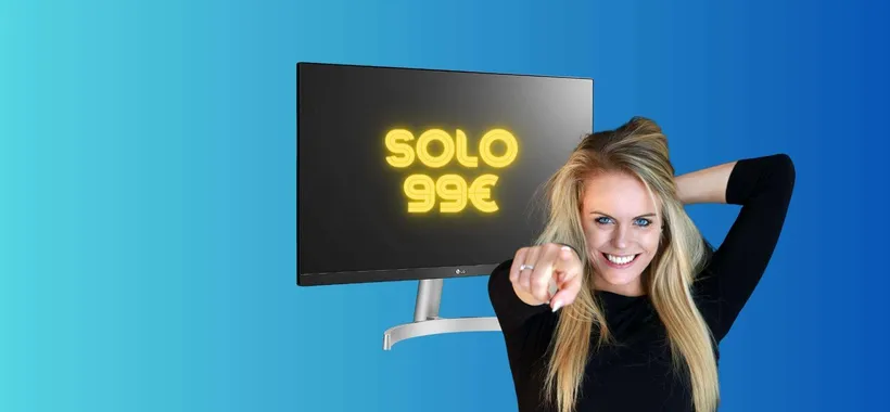Monitor LG 24" a soli 99€: tutta un'altra visione con il Prime Day
