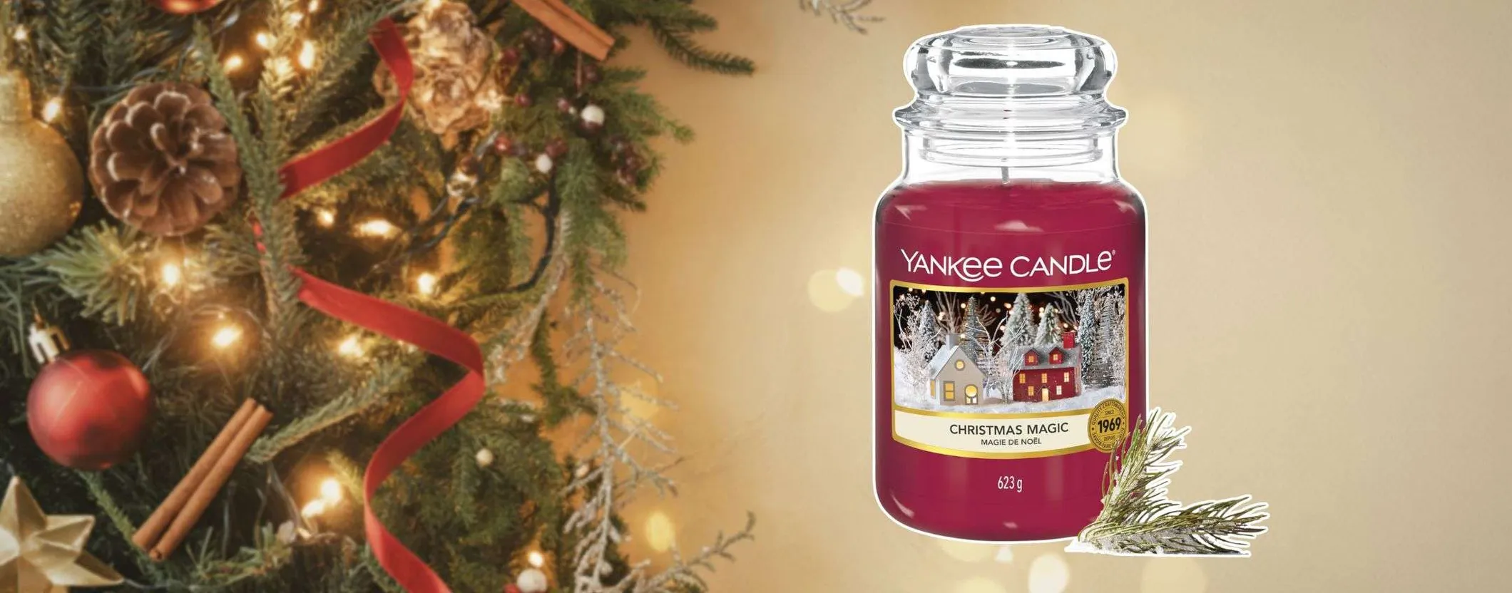 L'atmosfera del Natale in barattolo: candela profumata Yankee Candle in SUPER SALDO