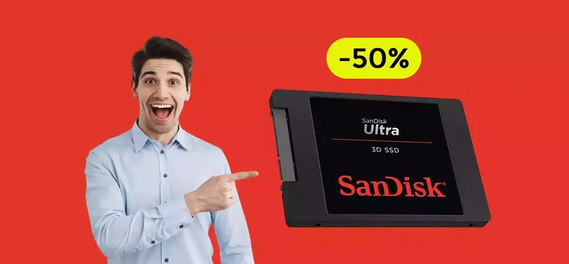 SSD SanDisk 4TB oggi a METÀ PREZZO: assurdo sconto su Amazon