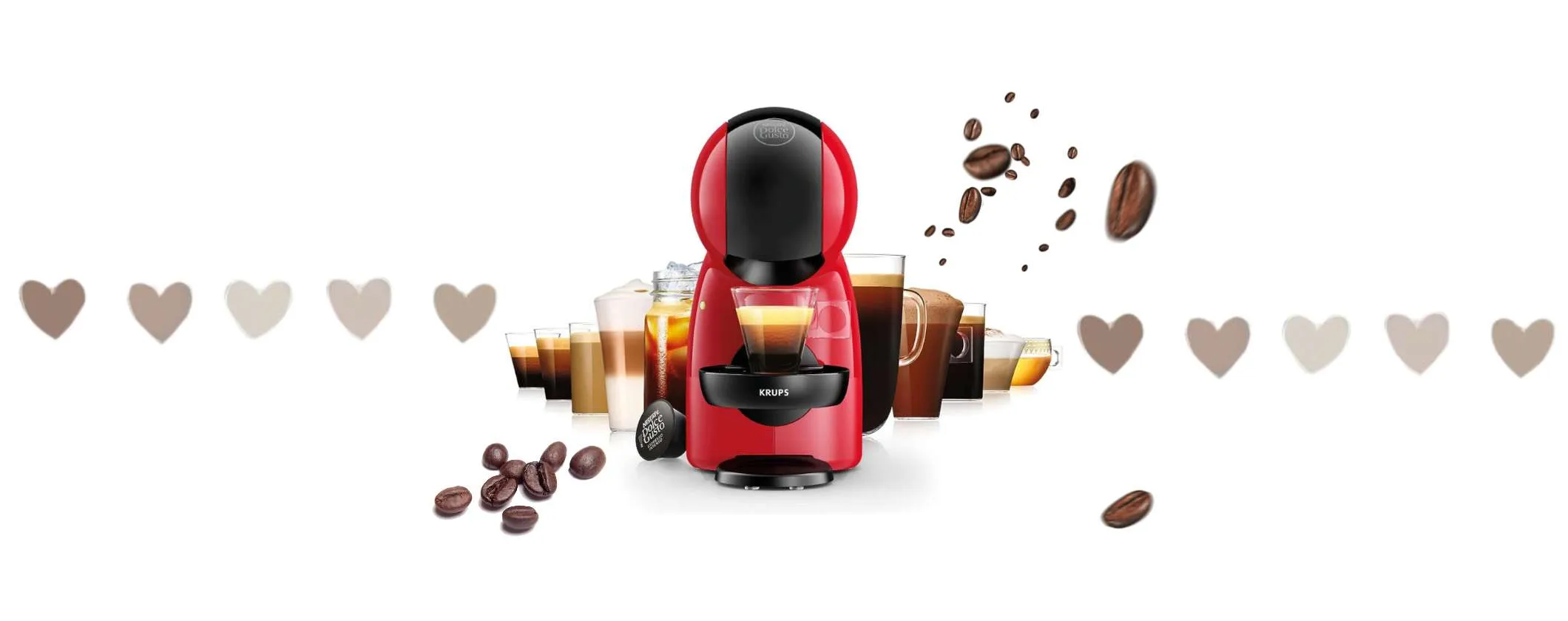 Espresso cremoso come al bar con la Macchina Caffè Krups Piccolo Xs a 50€