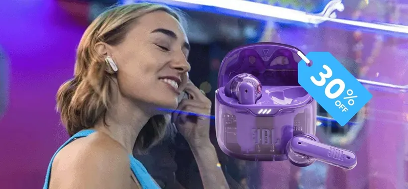 JBL Tune Flex Ghost al PREZZO più BASSO di SEMPRE (-30%)