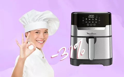 Moulinex Easy Fry & Grill: friggitrice ad aria 2 in 1 a POCHISIMO