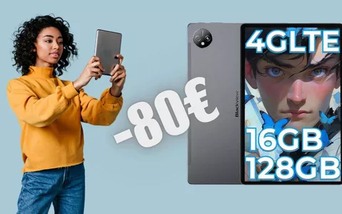Tablet Android da 10 pollici Dual SIM a 80€ in MENO ()