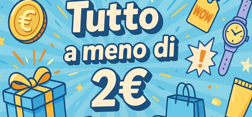 Il tutto a meno di 2€ CONQUISTA Amazon: 20 occasioni SHOCK