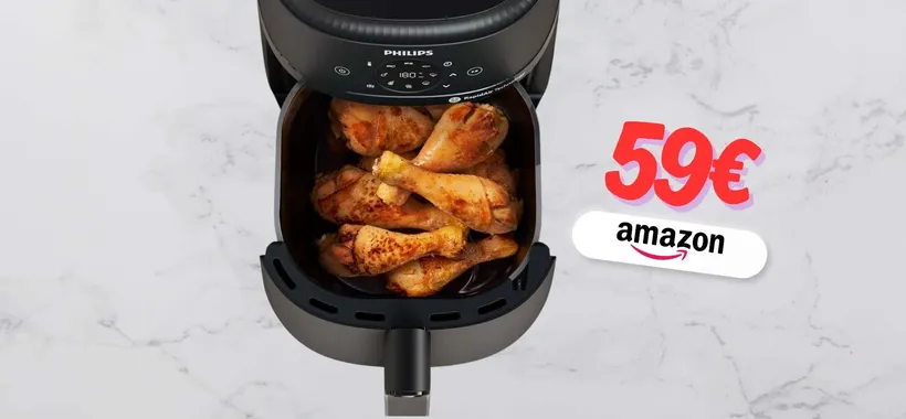 CROLLA a 59€ la regina delle friggitrici ad aria: Philips Serie 2000