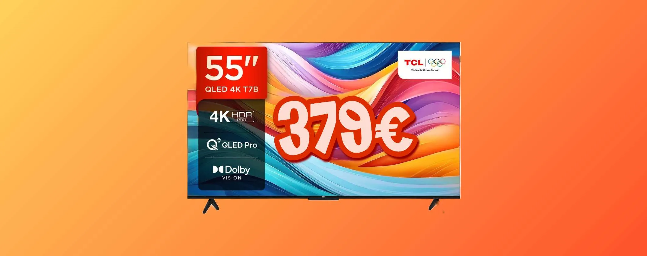 Cinema in salotto? Smart TV TCL QLED 4K 55