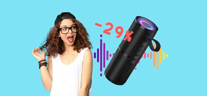 Cassa Bluetooth portatile a MENO di 20€, porta la musica dove vuoi