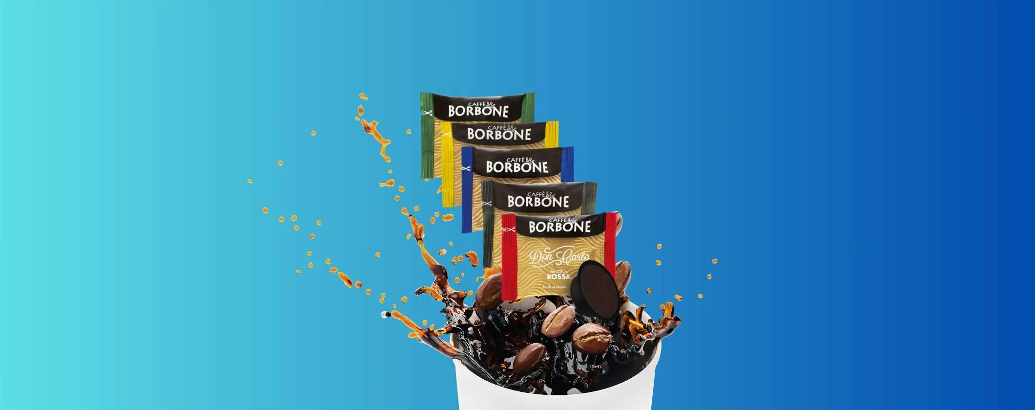 Mix 100 Capsule Borbone A Modo Mio in super OFFERTA