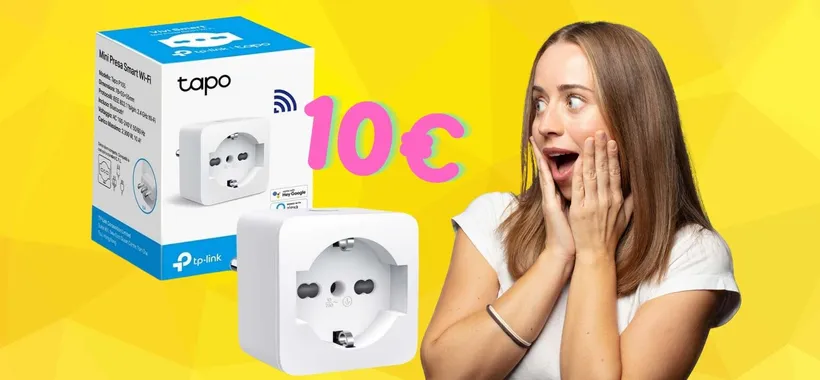 Tutto smart con la presa WiFi Tapo P105: controllo remoto e vocale a soli 10€