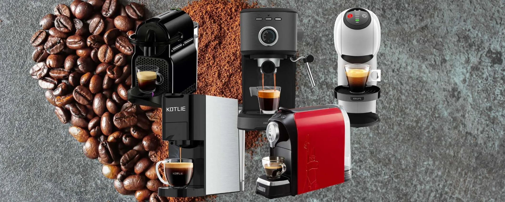 Espresso buono come nel tuo Bar? Ecco le migliori 5 macchine per il caffè
