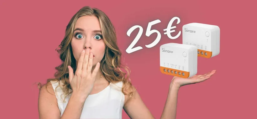 SONOFF MINI R4 (2Pz): relè intelligente per casa smart a COSTO BASSO