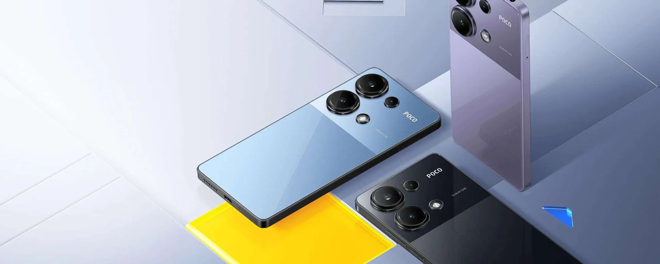 ECONOMICO, di DESIGN e con TRIPLA cam da 64MP: POCO M6 Pro a 152€ su eBay