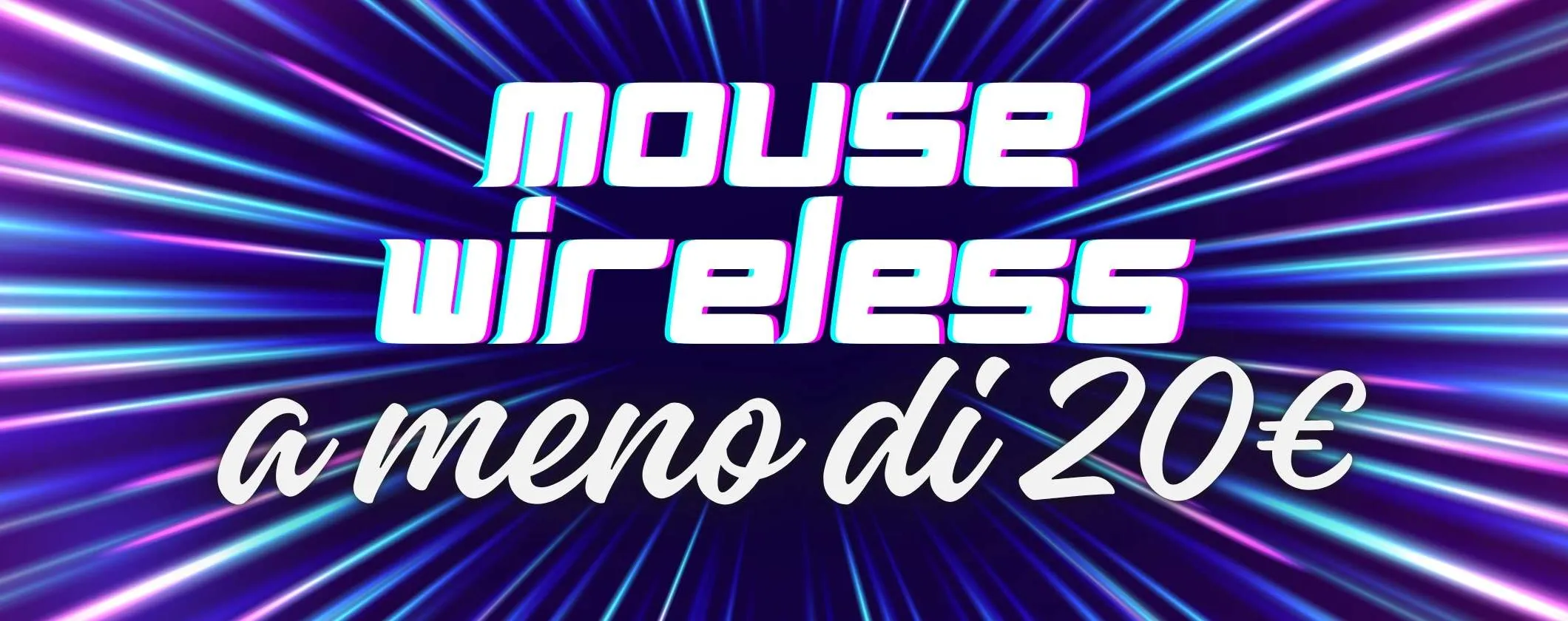 Mouse wireless a meno di 20€ con gli sconti imperdibili su Amazon