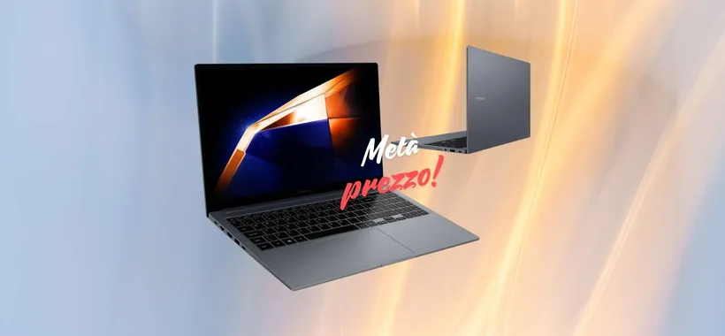 Samsung Galaxy Book4 a metà prezzo con la Festa delle Offerte Prime