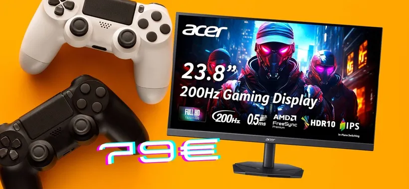 Goditi ogni dettaglio con il monitor da gaming acer Nitro da 23,8" a soli 79€