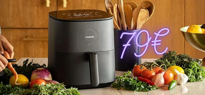 Friggitrice ad aria COSORI da 4,7L: tutto semplice e meno calorico