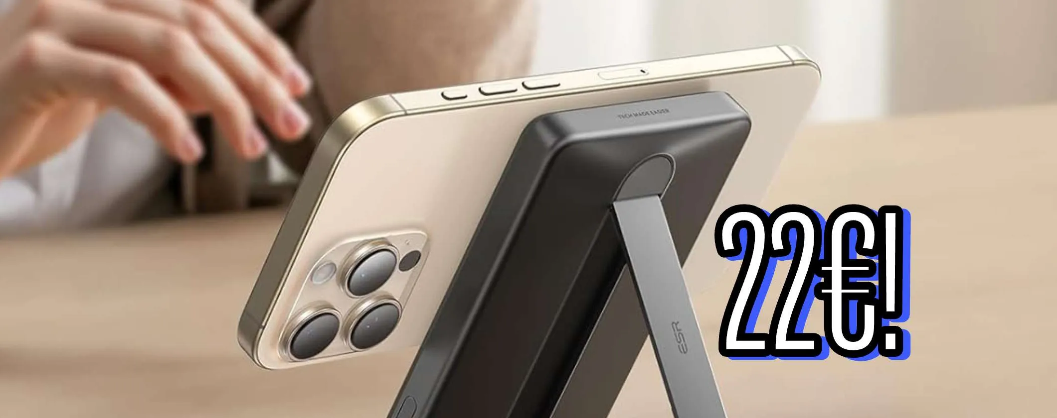 Powerbank Kickstand MagSafe ESR a PREZZO REGALO con il Black Friday Anticipato di Amazon