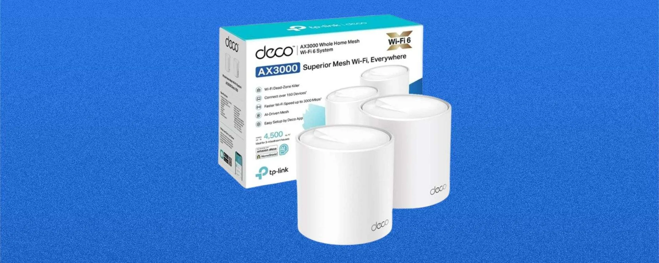 Sistema mesh della TP-Link in offerta ad un prezzo SUPER: internet veloce in tutta la casa