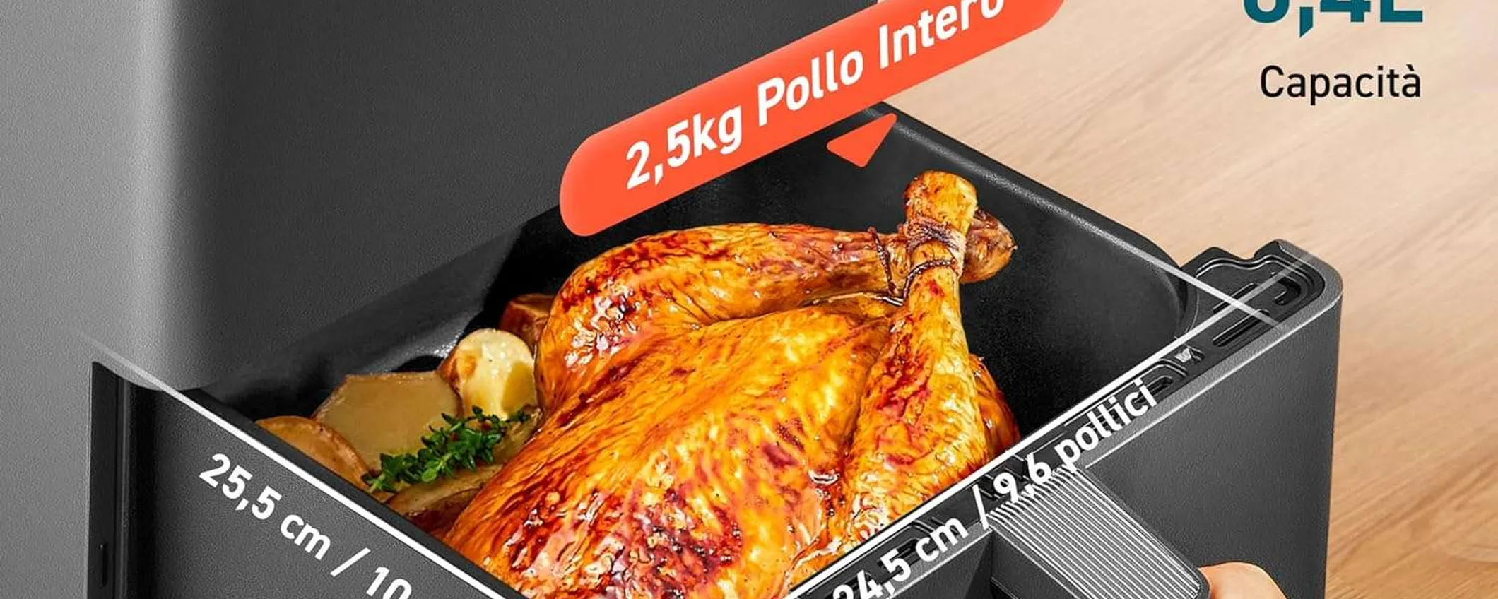 Friggitrice ad aria in offerta ad un ottimo prezzo: cucinare diventa facilissimo