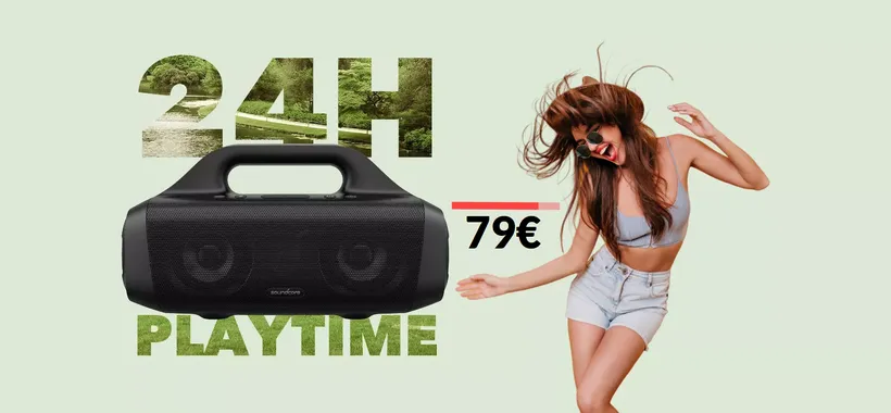 Altoparlante Bluetooth con bassi POTENTISSIMI: è già tuo con 74€