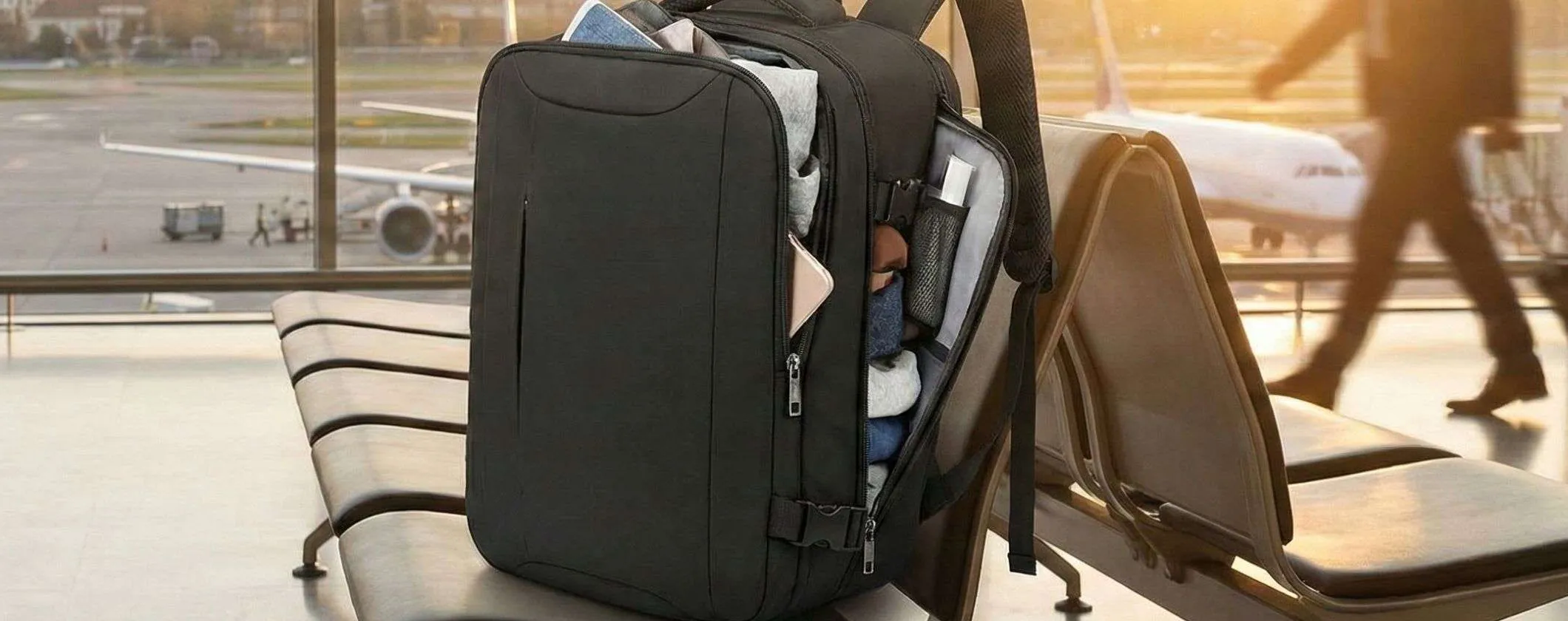 Con questo zaino smetti di pagare costi extra in aereo (16€)