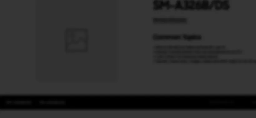 Galaxy A32 5G sulle pagine di supporto ufficiali