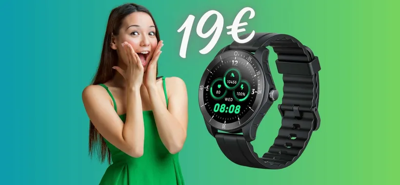 Smartwatch a MENO di 20€ e rispondi alle chiamate dal polso (Amazon)