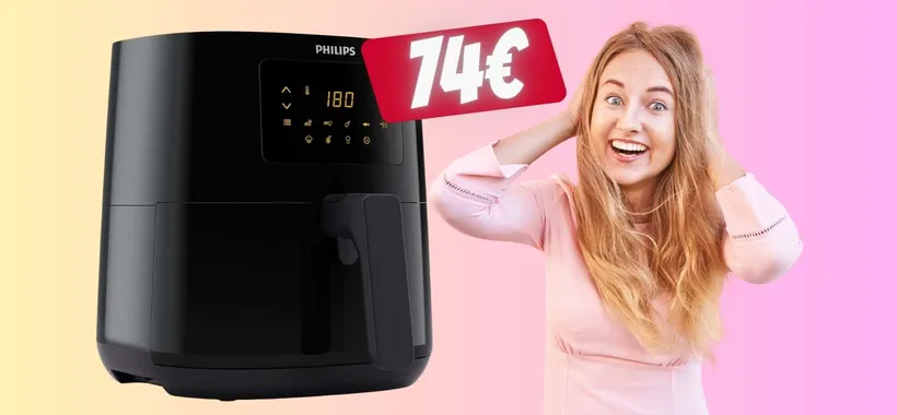 OFFERTA FOLLE su Amazon per la friggitrice ad aria Philips (74€)