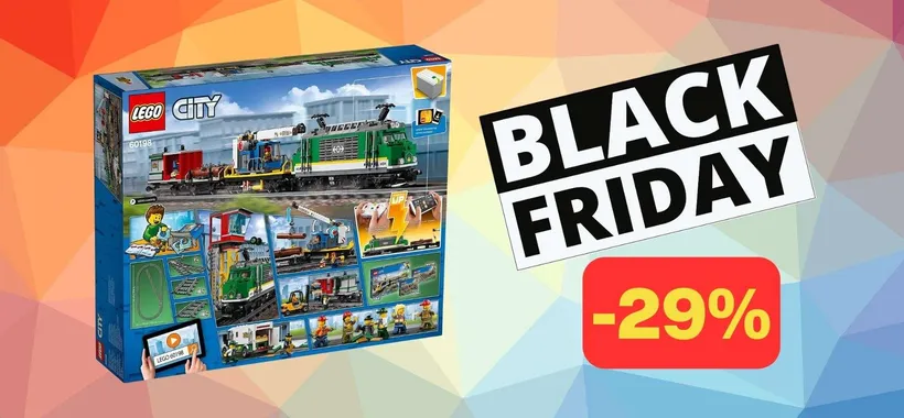 Set LEGO Trenino telecomandato in DOPPIA OFFERTA Black Friday