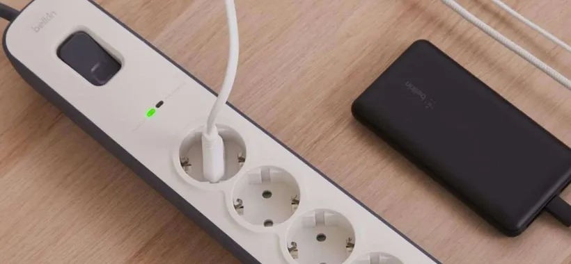 Ciabatta multipresa Belkin con PROTEZIONE integrata in maxi sconto: -40% su Amazon