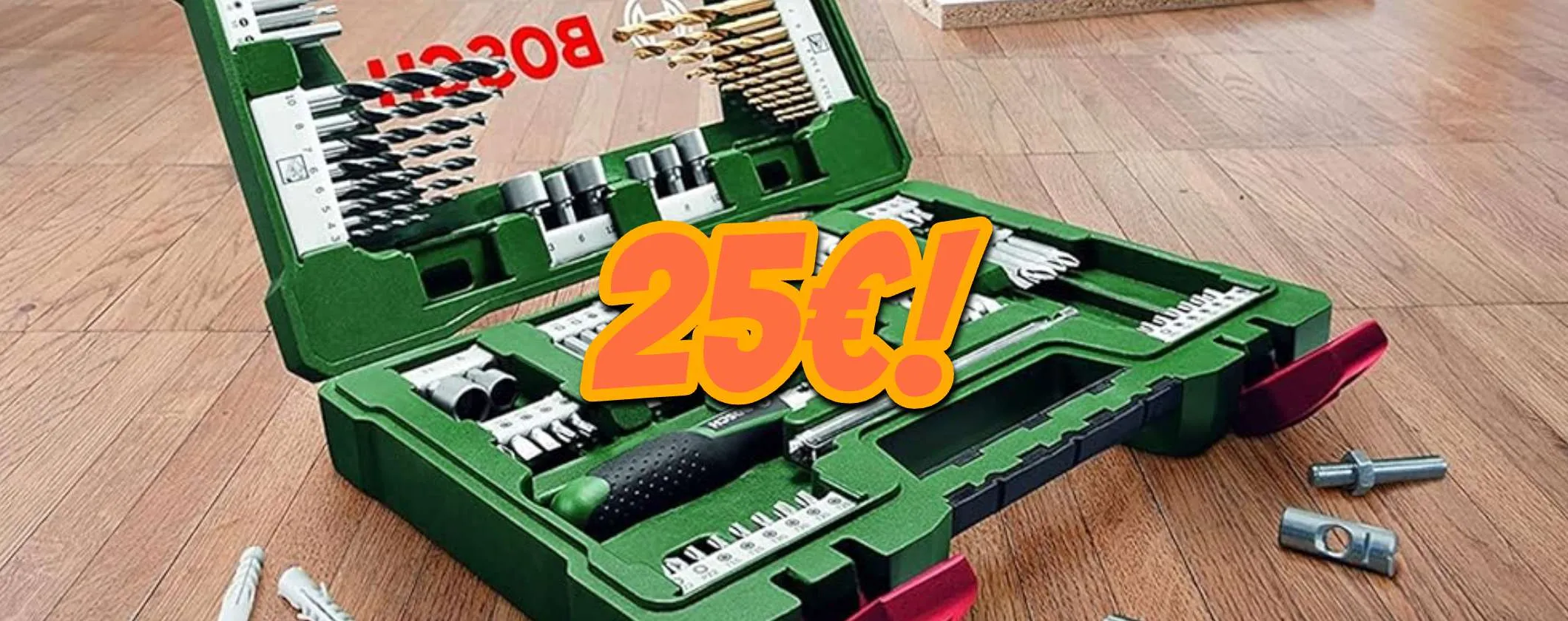 Set 91 Pezzi Bosch a soli 25€: il REGALO di NATALE di Amazon