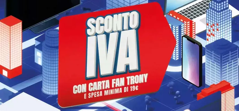 Volantino Trony, c'è lo sconto IVA: le migliori offerte tech di maggio