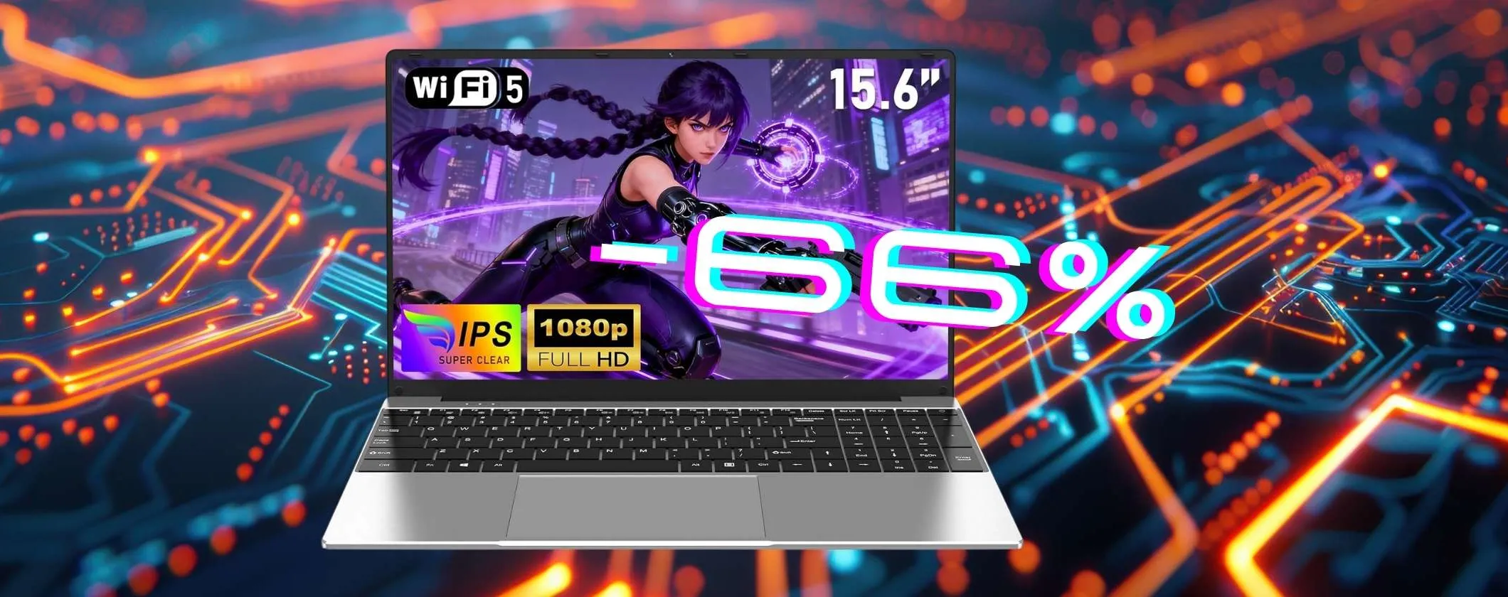 Notebook a prezzo bomba su Amazon: Intel Core i7, 32GB RAM e 1TB SSD (-66%)